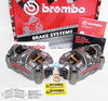 Brembo Radial M50 Monoblock Bremszangen, orig. Brembo, 100 mm Kit